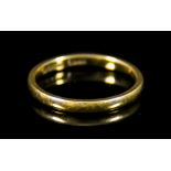 A 22ct Gold Wedding Band, size N, gross weight 3.0g