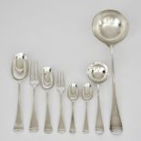 A George V Silver Old English Pattern Part Table Service by D & J Wellby Ltd, London 1925 and