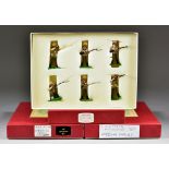 A Collection of Trophy Miniatures Military Models, comprising - six Scottish Regiment Standing