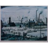 Laurence Stephen Lowry (1887-1976) - Print in colours - "An Industrial Town", No.138/500, signed