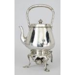 A Victorian Silver Kettle on Stand by Hunt & Roskell, Late Storr Mortimer, London 1888, of plain