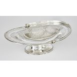 A Victorian Silver Oval Basket of Neo Classical Design by Henry Wilkinson & Co., London 1876, with