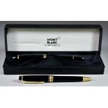 A Mont Blanc "Meisterstuck" Fountain Pen, model Pix, in fitted case, and a Mont Blanc "Meisterstuck"