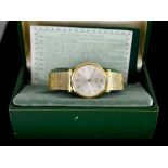 A Gentleman's Manual Wind Wristwatch, by Rolex, case marked "Brevet du Monde", 18ct gold case, 38mm,