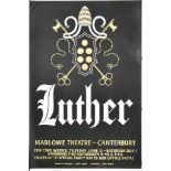 Ten Late 20th Century Theatre Production Posters, including - "An Ideal Husband", "Luther" and "