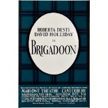 Ten Late 20th Century Theatre Production Posters, including - "Brigadoon", "Cinderella" and "
