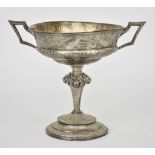 A Victorian Silver Circular Two-Handled Cup, by Walter & John Barnard, London 1879, with angular