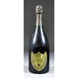 A Bottle of Vintage 1975 Moet and Chandon "Dom Perignon" Champagne