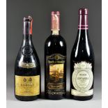 Nine Bottles of Italian Wines, comprising - 4 x Bersano Barolo, 2 x Masi Costasera Amarone 1999, 2 x