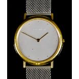 A Lady's or Gentleman's 18ct Gold Quartz Wristwatch, by Georg Jensen, serial number 1347, purchase