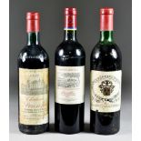 Fourteen Bottles of Red Wine, comprising - 1 x Gressier Grand Poujeaux Medoc 1971, 1 x Chateau