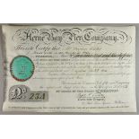 A William IV Herne Bay Pier Company Share Bank Note, for the sum of £234, dated 1831