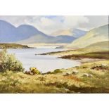 ***Maurice Canning Wilks (1910-1984) - Oil painting - "Lough Na Fooey, Connemara", signed, canvas