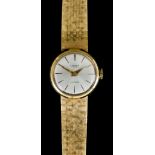 A Lady's Manual Wind Cocktail Watch, 20th Century, by Lidher, 18ct gold case 20mm diameter, with