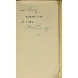 'Journey's End' by R.C.Sherriff, published by Victor Gollancz Ltd, London, 1930, signed Peter