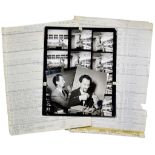 Peter Cushing's War Games Notes - one A4 box file containing papers and ephemera about Napoleonic