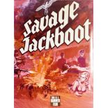 'The Savage Jackboot', 1973, pre-production printed artwork for this unmade Hammer film. Three-