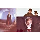 'Tender Dracula', 1974, four colour still photographs from the filming, each 6.75ins x 9.5ins, with