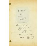 "'Snaps' of Our Vac!" an Original Peter Cushing Creation - a sixteen page booklet illustrated by