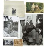 A Selection of Photographs From the Peter Cushing Estate - comprising - a photograph of Peter