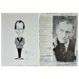 Peter Cushing - John Player Discussion, one A4 black and white four-sided pamphlet from The