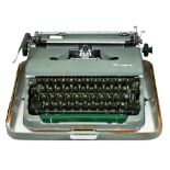 Peter Cushing's Typewriter - Olympia SM4 'De Luxe' cursive typewriter, circa 1960, serial number