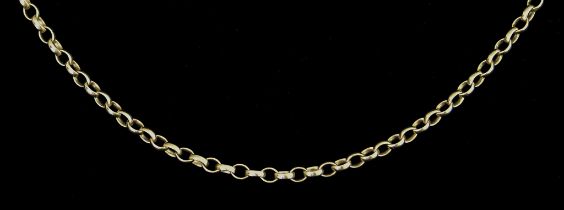 A 9ct Gold Longuard Chain, Modern, 1500mm in length, gross weight 16.3g
