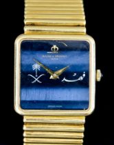 A Gentleman's Automatic Wristwatch, by Baume and Mercier, Serial No. 86305, 18ct gold case, 32mm