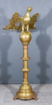 A Hart, Son, Peard & Co. Brass Lectern, Second Half of the 19th Century, cast typically as an