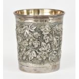 A Victorian Silver Beaker, by John Samuel Hunt, London 1864 and stamped Hunt & Roskell Late