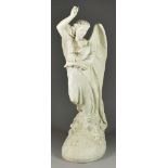 A Copeland Parian Ware Figure - "Reaper and the Flowers" after Louis Auguste Malempre, for the