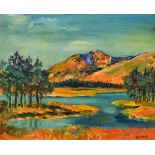 ***Lawrence James Isherwood (1917-1988) - Oil painting - "Loch Tulla", signed, panel 15ins x 18.