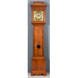 A 19th Century Oak and Mahogany Banded Longcase Clock, by John Ewer of London, the 12ins square