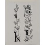 Eric Gill (1882-1940) - Woodcut - "Troilus and Griseyde" by Geoffrey Chaucer, No. 3 of 10, signed