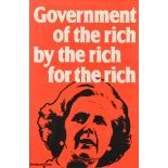 20th/21st Century British School - Colour Printed Poster - "Government of the Rich, by the Rich