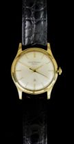 A Gentleman's 9ct Gold Automatic Wristwatch, by Girard-Perrigaux, model Gyromatic, case, 34mm