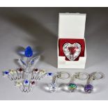 A Quantity of Swarovski Crystal Joining/Renewal Gifts, comprising - "Clear Heart", 1996, "Tulip",