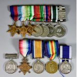 A Group of Father and Son Medals - awarded to J. R. Bromley R.N. comprising - China War Medal (