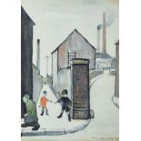 L. S. Lowry (1887-1976) - Print in colours - "Viaduct Street Passage", No. 138 of 850, published