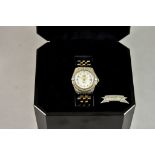 A Lady's Quartz Wristwatch, by Breitling, model Ladywings, D6735053, Serial No. 155236, stainless