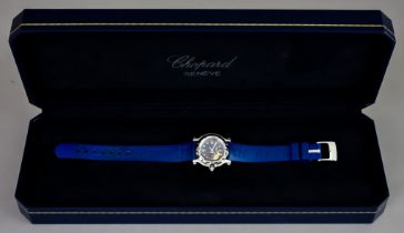 A Lady's Quartz Movement "Happy Fish" Wristwatch, by Chopard, from the happy sport range, serial No.