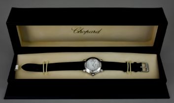 A Lady's Quartz Movement " Happy Sport" Wristwatch, by Chopard, serial No. 1812903, stainless