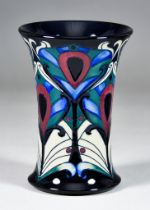A Moorcroft Pottery Vase, tube-lined and decorated in colours with "Enrapture" design by Rachel