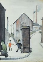 ***L. S. Lowry (1887-1976) - Print in colours - "Viaduct Street Passage", No. 138 of 850,