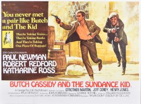 ***Tom Beauvais (born 1932) - Film poster, 1969 - "Butch Cassidy and The Sundance Kid", 20th Century