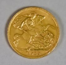 A George V Half Sovereign, 1918, fine