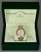 A Gentleman's Oyster Perpetual Datejust, by Rolex, model Turn-o-graph, certificate No. 160F670749,