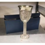 LORD OF THE RINGS ROYAL SELANGOR PEWTER FIGURAL GOBLET - THE RING GOBLET, BOXED