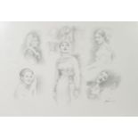 BITHELL ARTIST SIGNED LIMITED EDITION PRINT OF PENCIL SKETCHES Maria Callas Signed and numbered