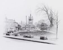 MARC GRIMSHAW (1954) 3 ARTIST SIGNED LIMITED EDITION PRINTS OF PENCIL DRAWINGS Boars Head, Middleton